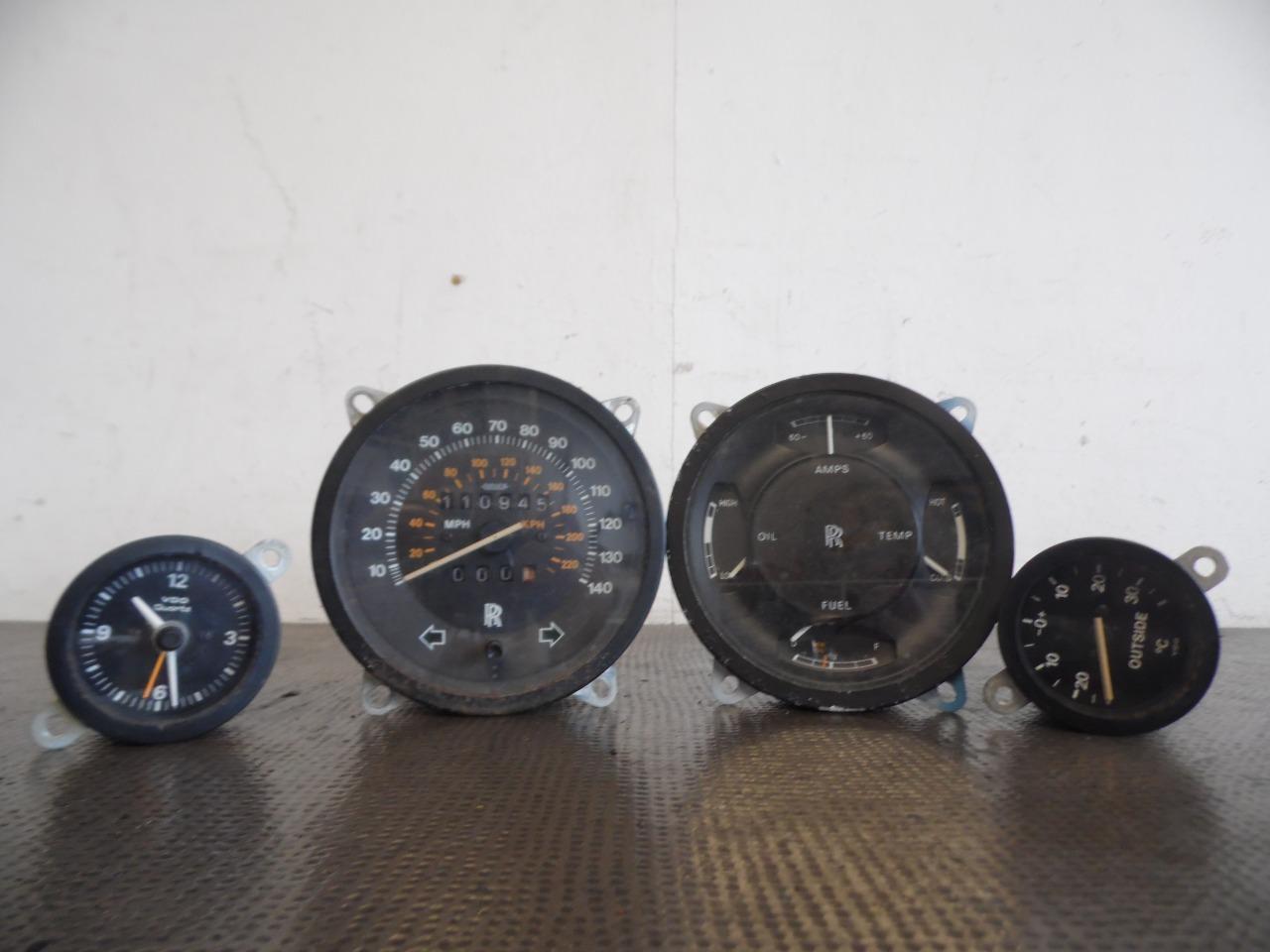 Instruments de tableau bord ROLLS-ROYCE 1977-1980 LesAnciennes.com