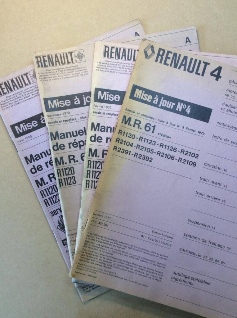 Manuel de réparation Renault 4 (R4) LesAnciennes.com