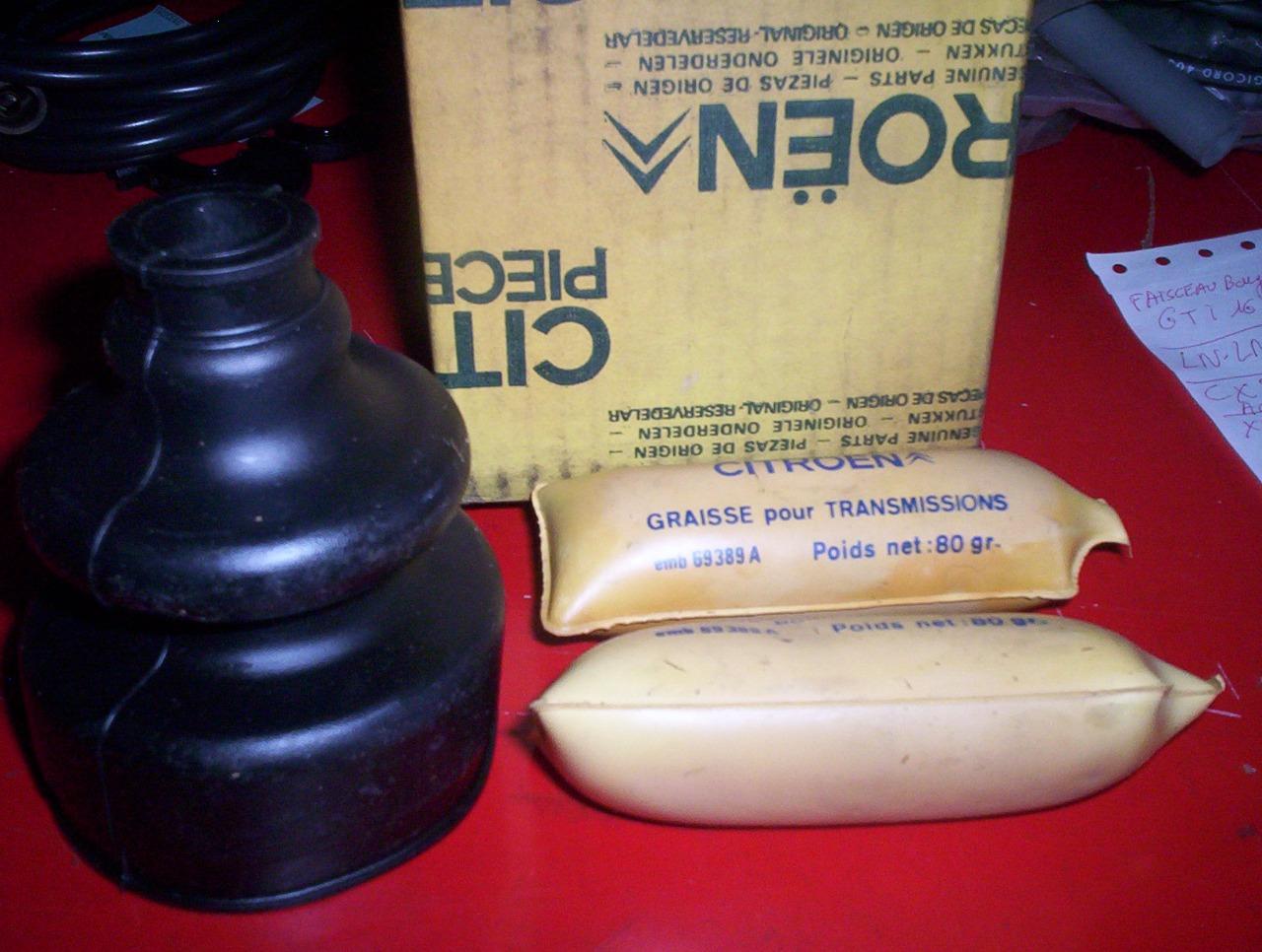 CITROEN BX/visa 1 soufflet cardans coté boite neuf LesAnciennes.com