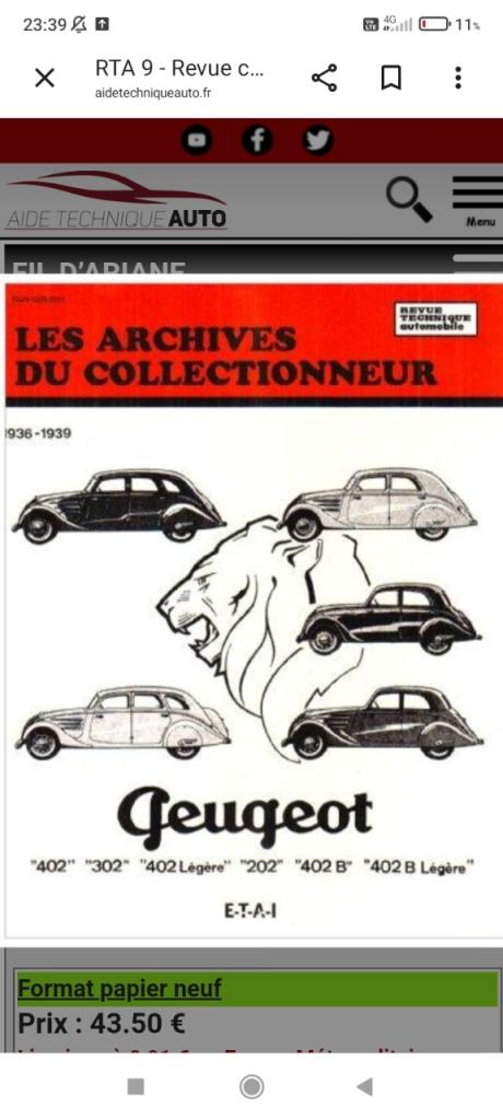 Recherche PEUGEOT 202 LesAnciennes.com