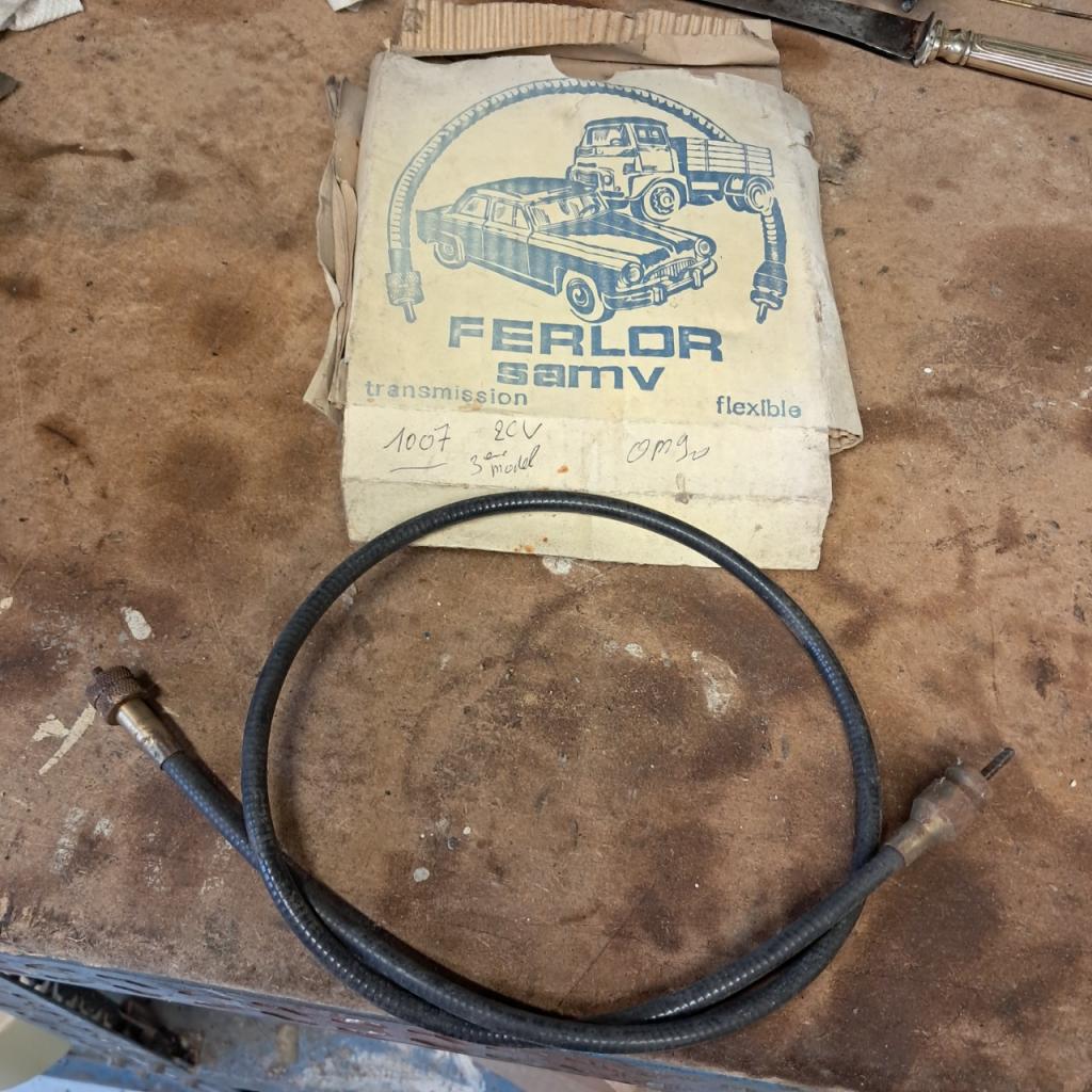 Cable compteur CITROEN 2CV 3eme modele neuf LesAnciennes.com