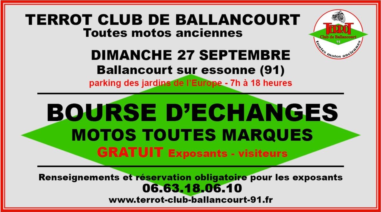 Bourse Motos du Terrot club de Ballancourt LesAnciennes.com