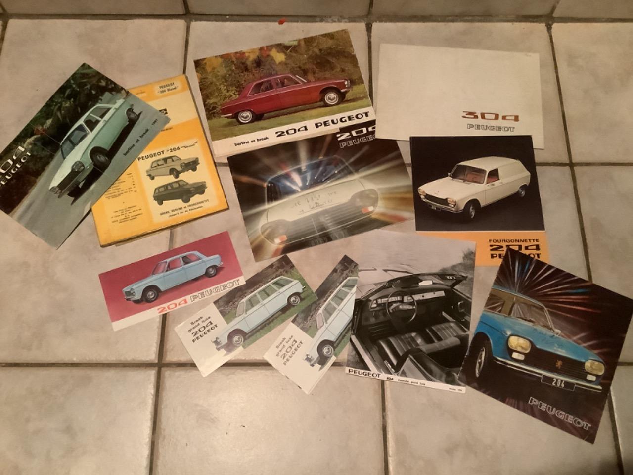 PEUGEOT DOCUMENTATION ATELIER REVUES BROCHURE LesAnciennes.com