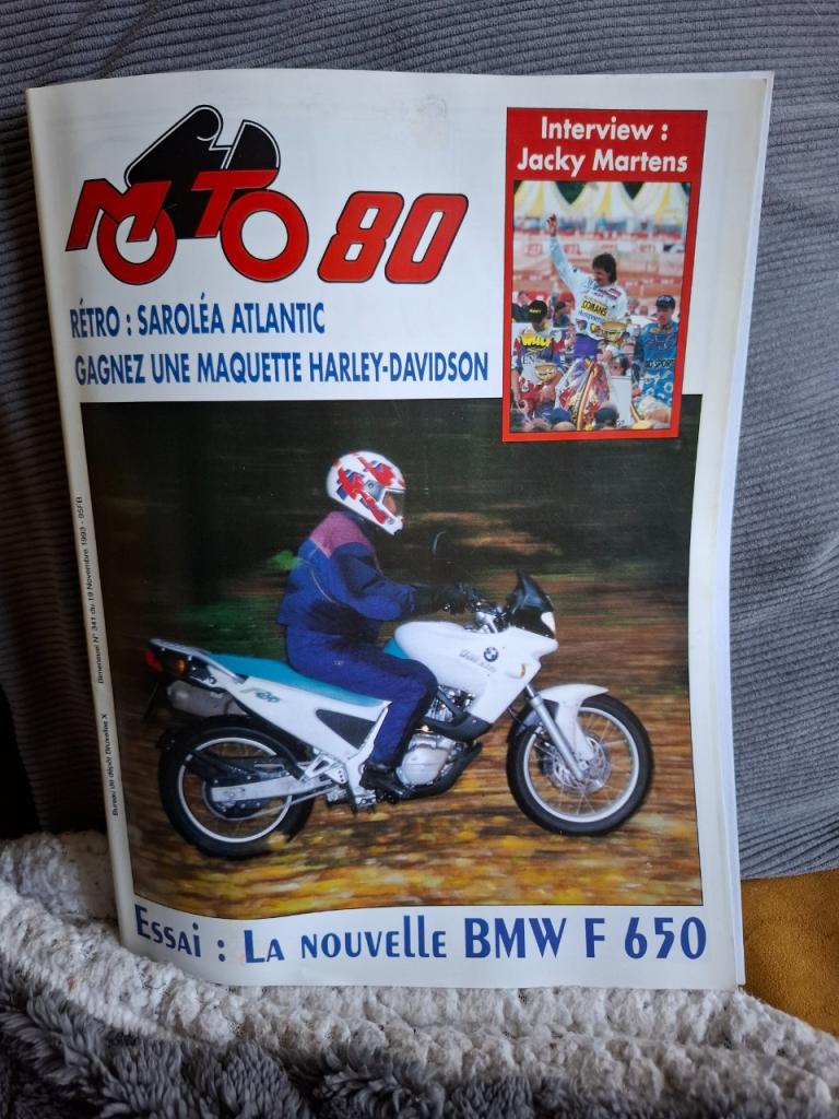 Revue moto 80 numero 341 novembre 1993 LesAnciennes.com