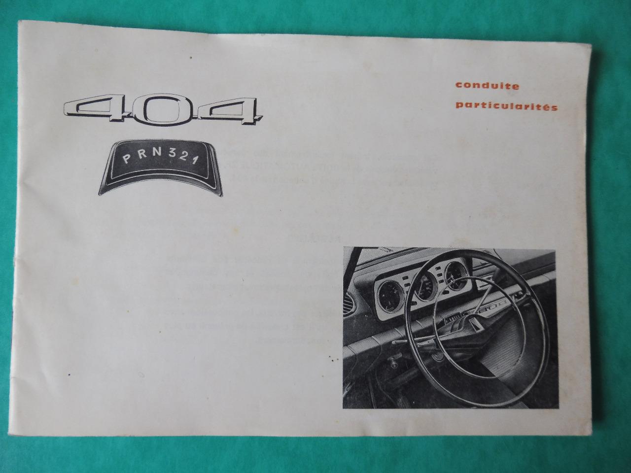 Fascicule 404 boite auto LesAnciennes.com