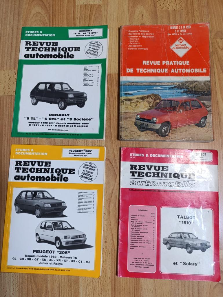 RTA (lot de 4 revues Tecnhiques Automobiles ) LesAnciennes.com