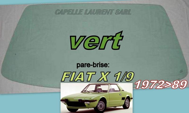 FIAT X1/9 PARE BRISE NEUF LesAnciennes.com