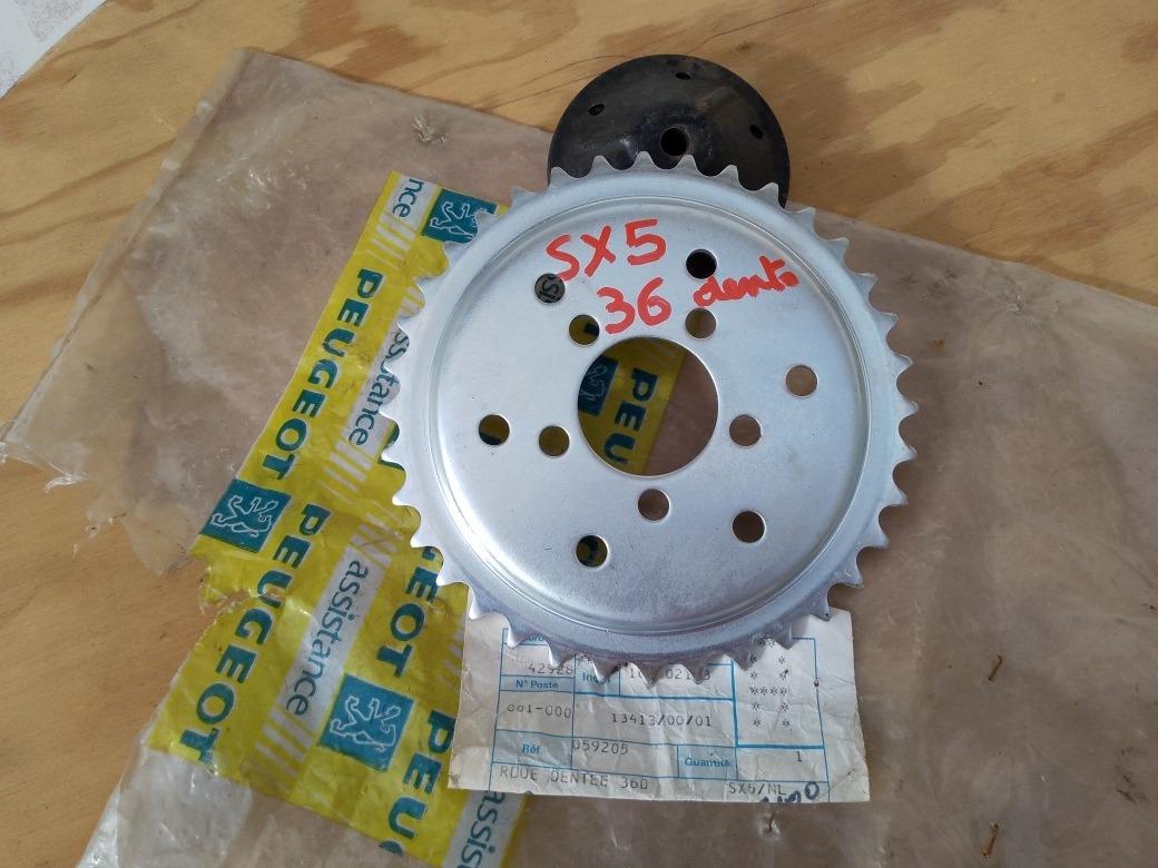Couronne cyclomoteur Peugeot SX5 et autres LesAnciennes.com