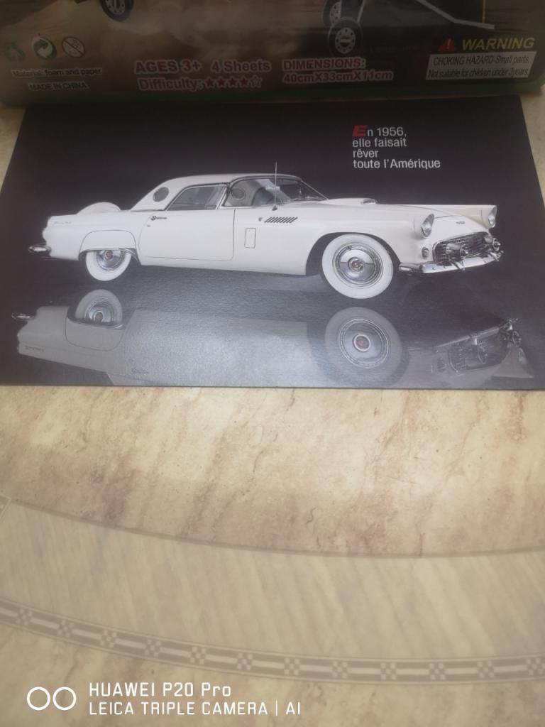 Brochure voiture en cristal thunderbird 1956 LesAnciennes.com