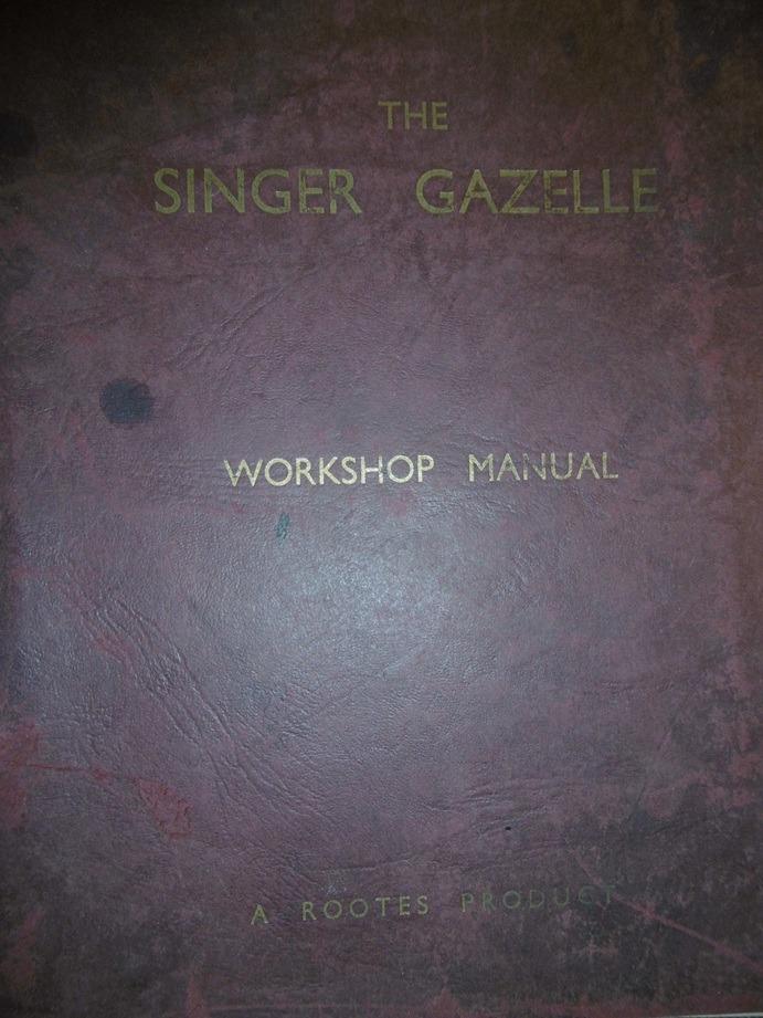 Manuel d'atelier singer gazelle roots LesAnciennes.com
