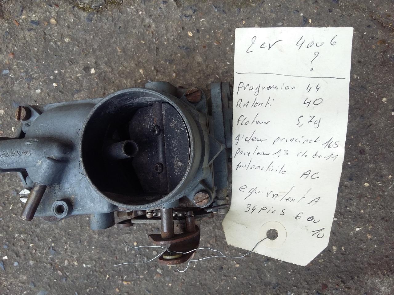 Carburateur CITROEN 2CV 4 LesAnciennes.com