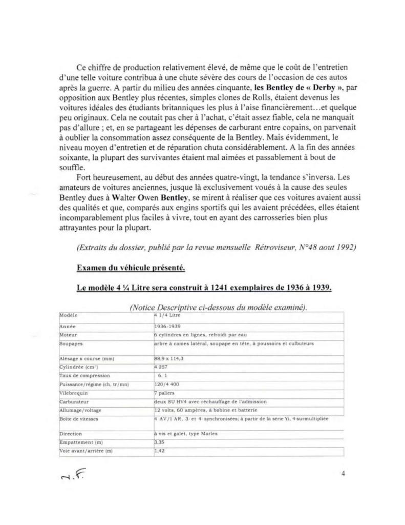 BENTLEY 4,25 Litre Bentley 4 1/4 Litre - 1937 LesAnciennes.com