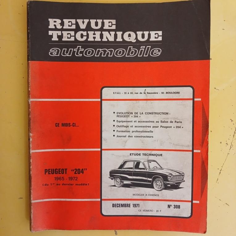 Revue technique automobile RTA Peugeot 20 LesAnciennes.com