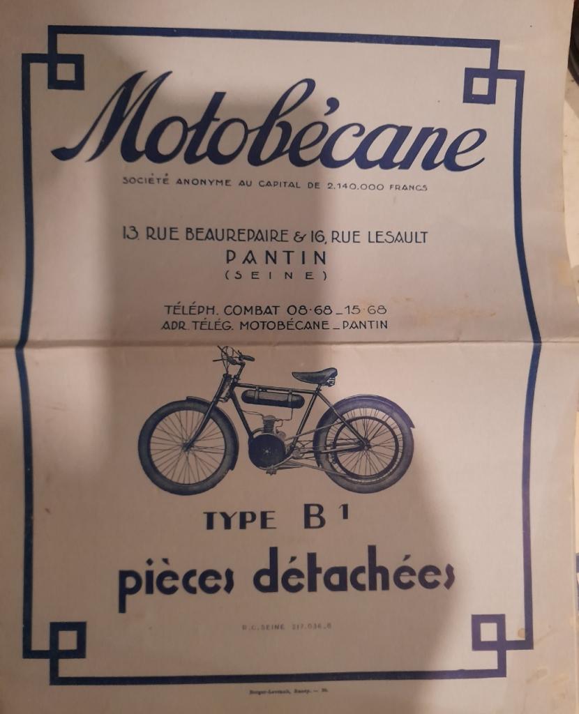 Motobecane Catalogues années 30 LesAnciennes.com
