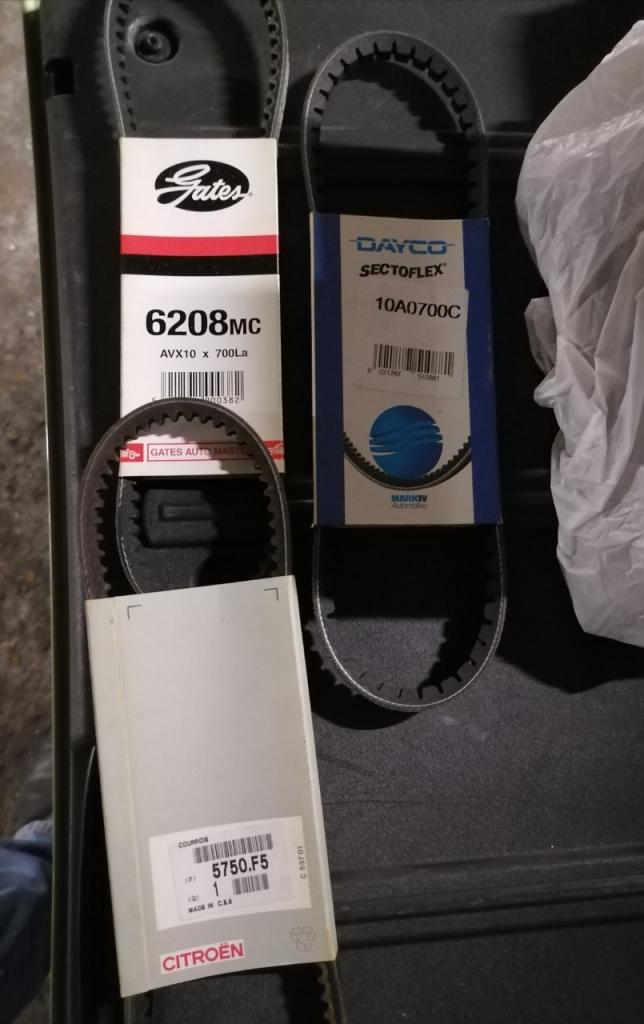Courroies CITROEN AX 1,4 diesel mot TUD3 LesAnciennes.com