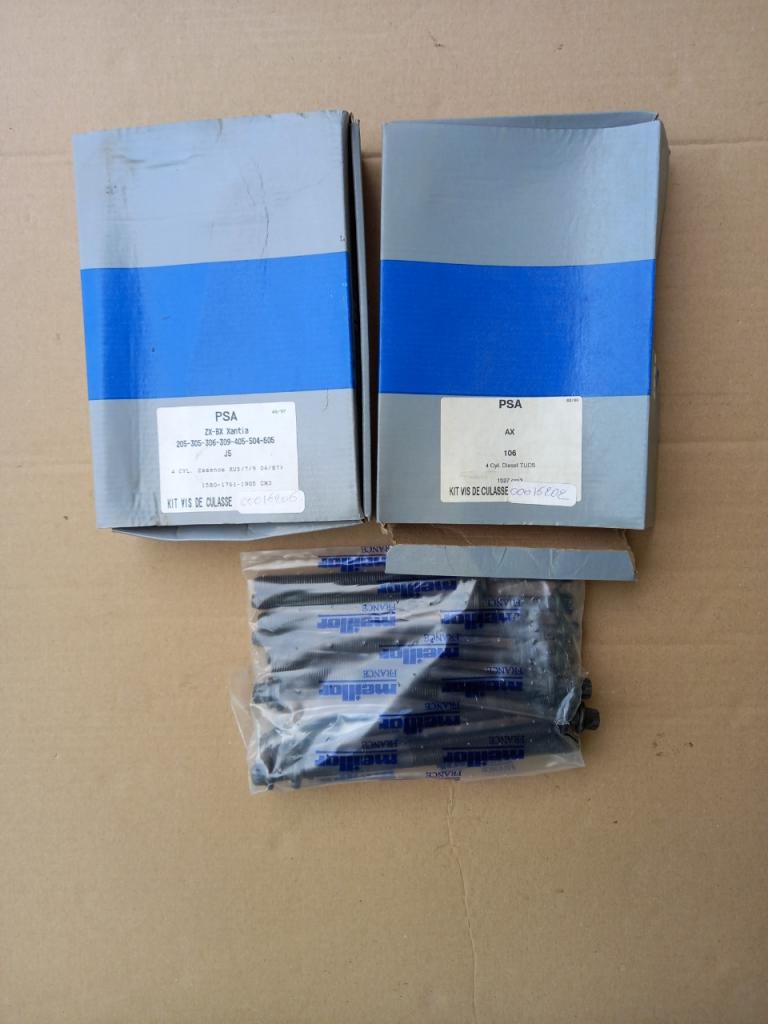 Kit de 10 vis de culasse PEUGEOT 205 , 305 etc... LesAnciennes.com