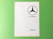 image_0-Dépliant publicitaire Mercedes 230 S