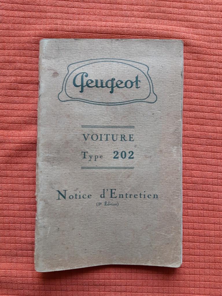 Notice Peugeot 202 LesAnciennes.com