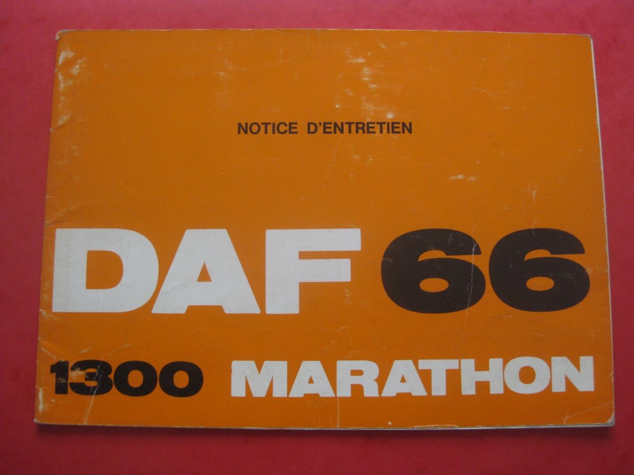 DAF 66 1300 Marathon, Notice entretien LesAnciennes.com