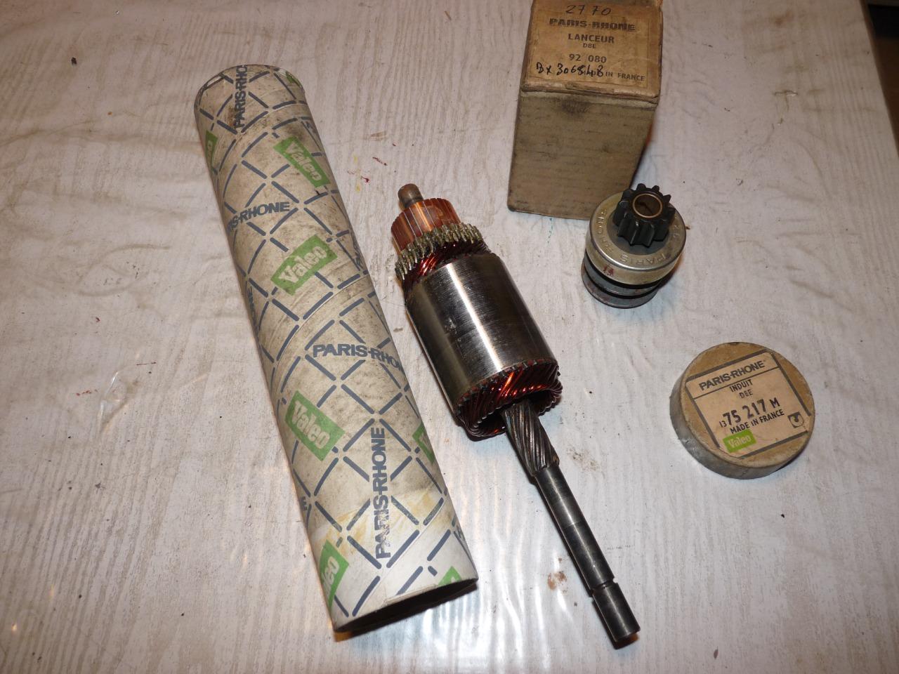 Induit et lanceur Paris Rhône D8E77/87 SIMCA 1100 LesAnciennes.com