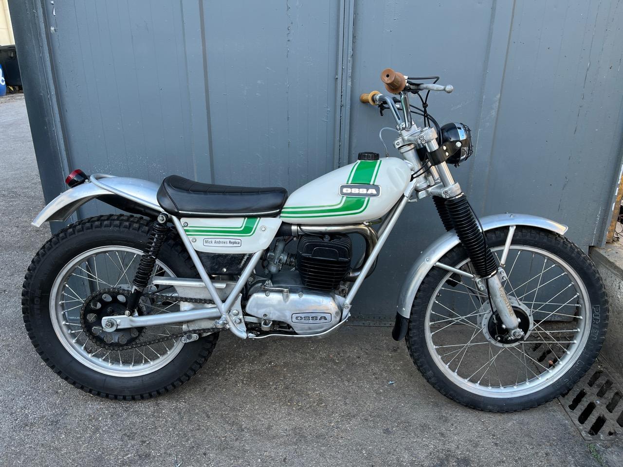 OSSA 250 Trial MICK ANDREWS - 1974 LesAnciennes.com