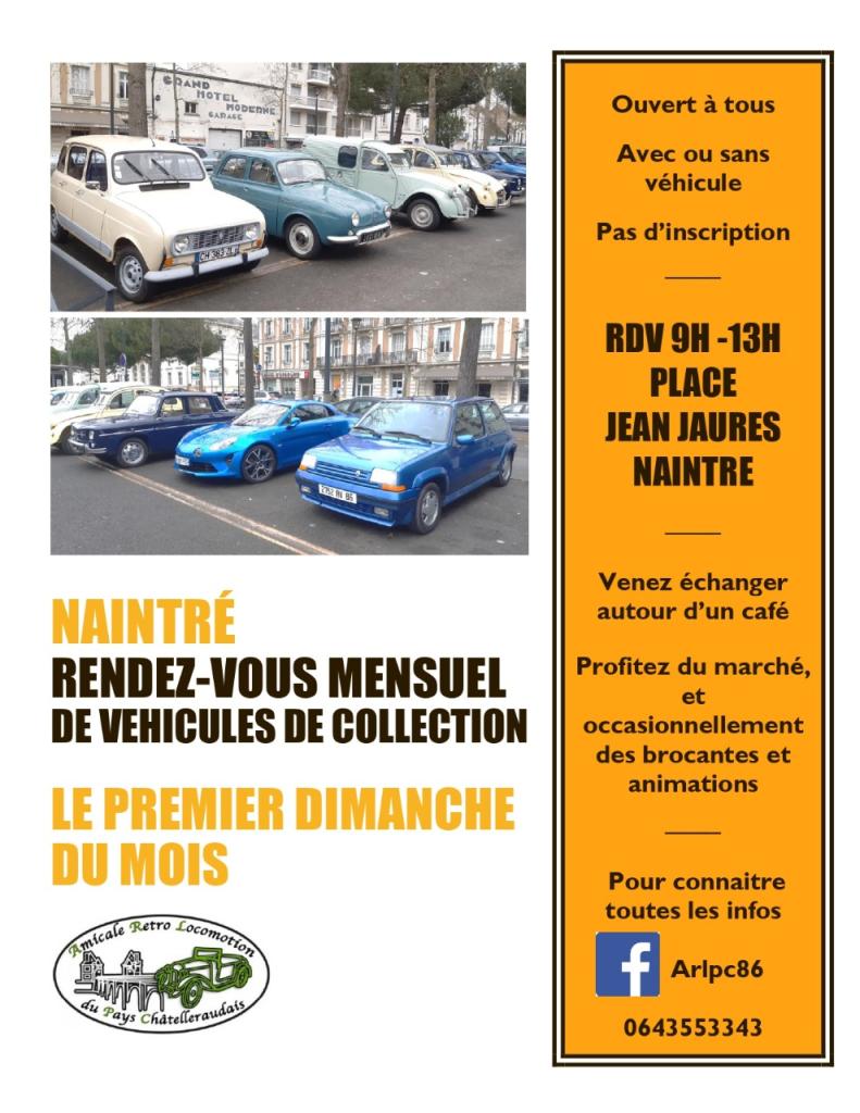 Rassemblement Mensuel de Véhicules de Collection à Naintré LesAnciennes.com