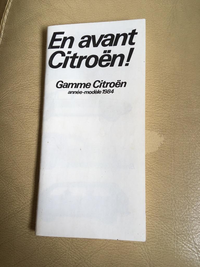 Prospectus Gamme Citroën 1984 LesAnciennes.com