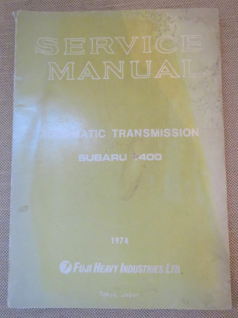 Subaru 400 1974 manuel d'atelier transmission LesAnciennes.com