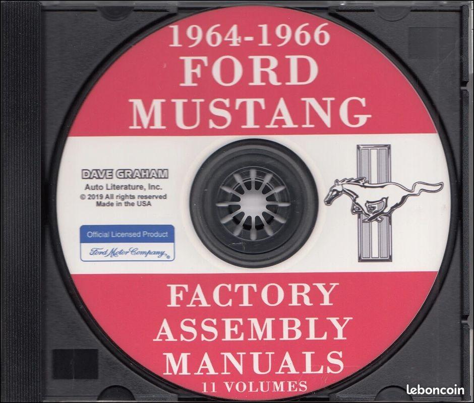64'-66' Ford mustang Factory Assemnly Manual LesAnciennes.com