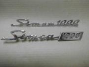 image_0-SIMCA 1000 Lettrage chromé
