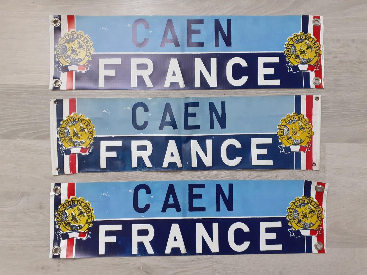 Reproduction banderole Vespa-Club de Caen (14 LesAnciennes.com