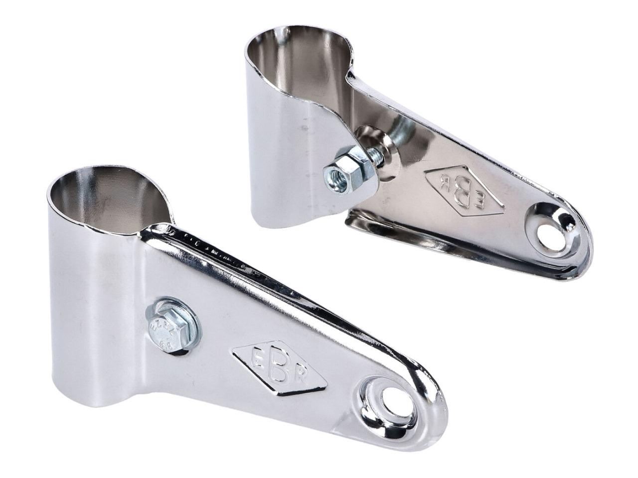 Support Phare Chrome EBR 28-30mm Peugeot 103 MBK LesAnciennes.com