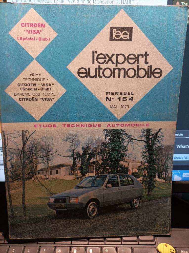 Revue technique expert auto VISA CITROEN LesAnciennes.com