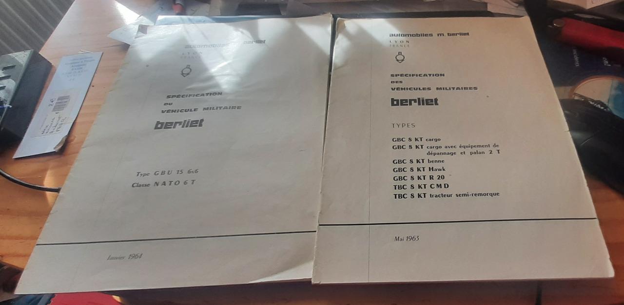 BERLIET SPECIFICATION VEHICULES MILITAIRES LesAnciennes.com