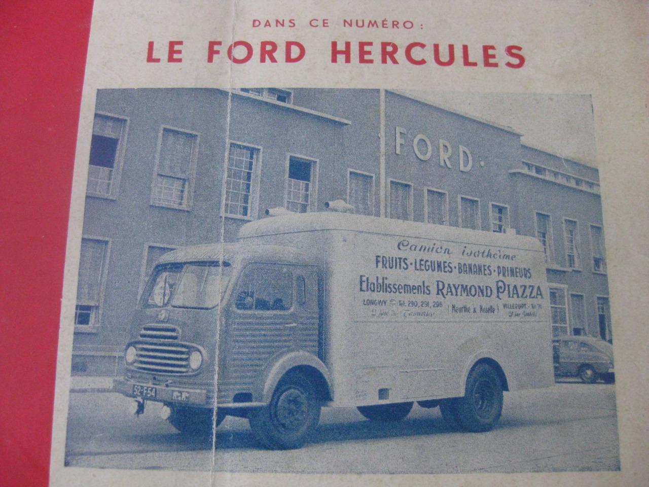 Ford Camion Hercules. étude Technique 1951 LesAnciennes.com