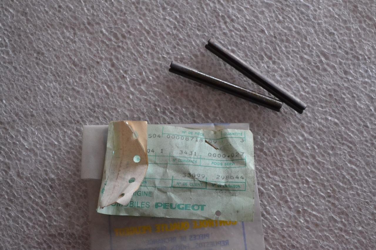 Paire axes de charnières coffre PEUGEOT 205 neuve LesAnciennes.com