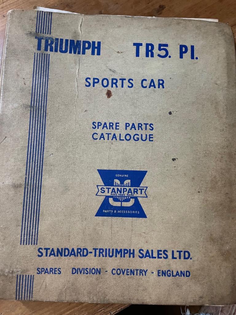 Catalogues Atelier Pièces TRIUMPH TR5 Original LesAnciennes.com