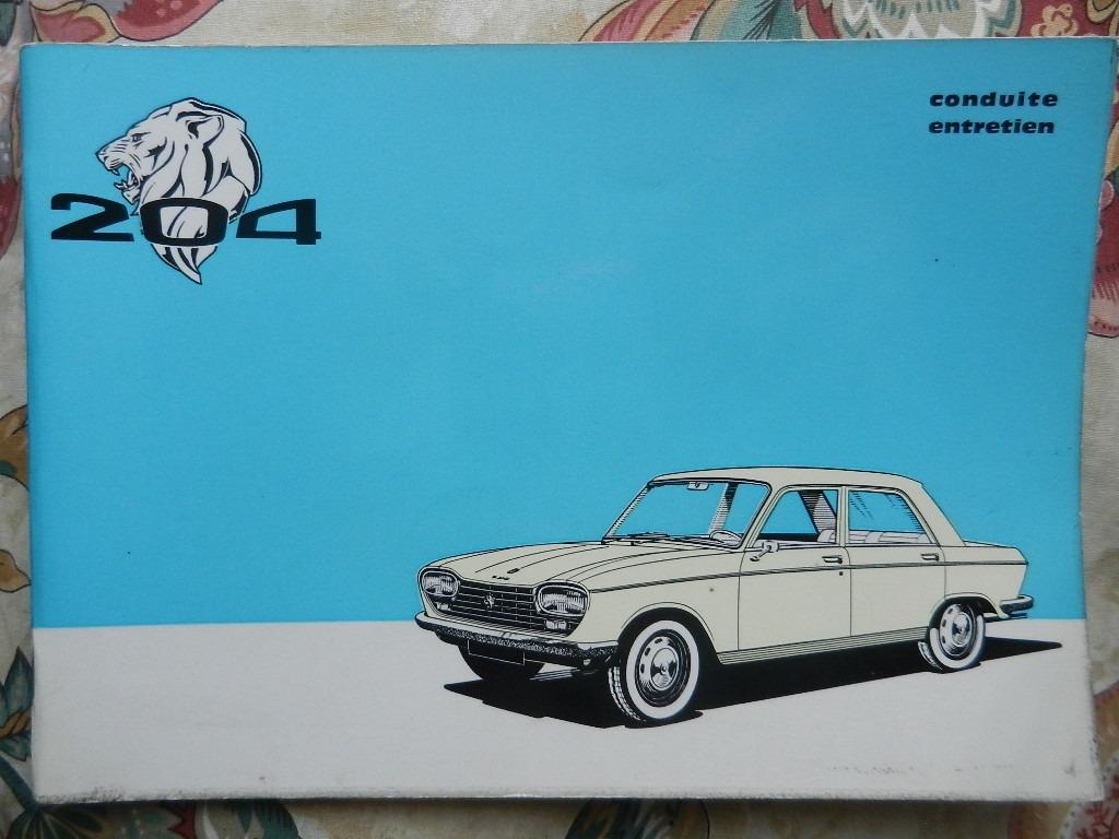 Carnet conduite et entretien pour 204 LesAnciennes.com