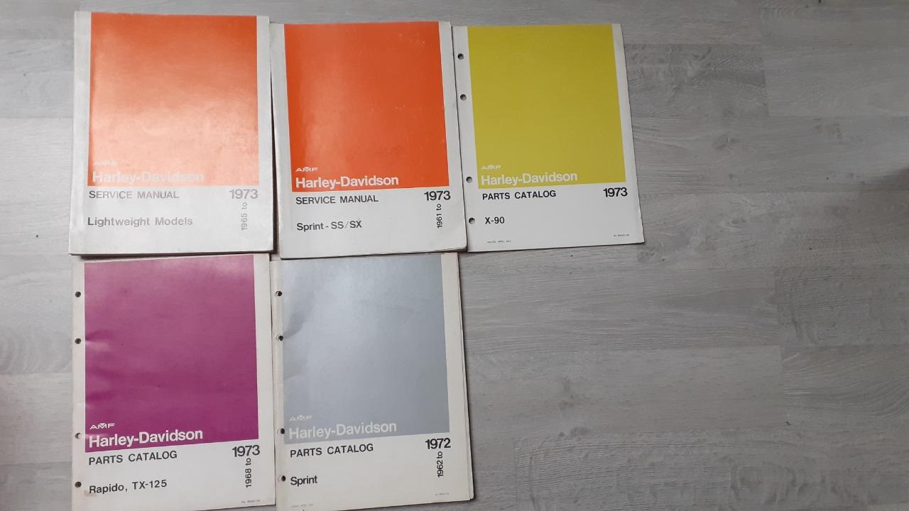 Harley Davidson AMF 1973 cat pièces MR LesAnciennes.com