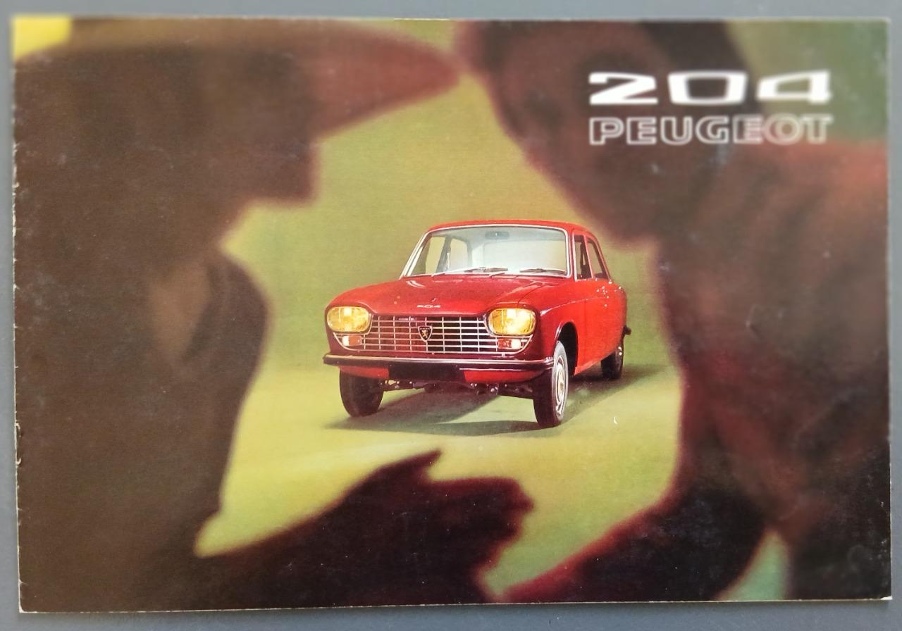 Prospectus Peugeot 204 1971 LesAnciennes.com