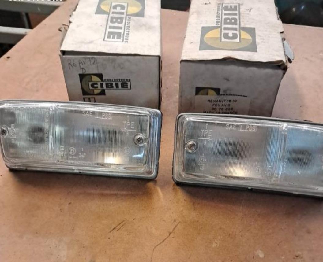 Paire feux clignotants CIBIE pour Renault 16/10 LesAnciennes.com