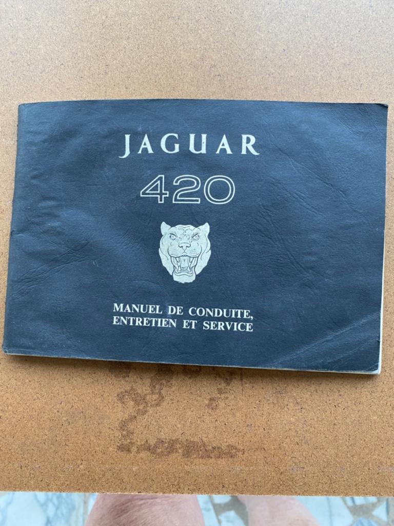 Manuel de conduite entretient JAGUAR 420 LesAnciennes.com