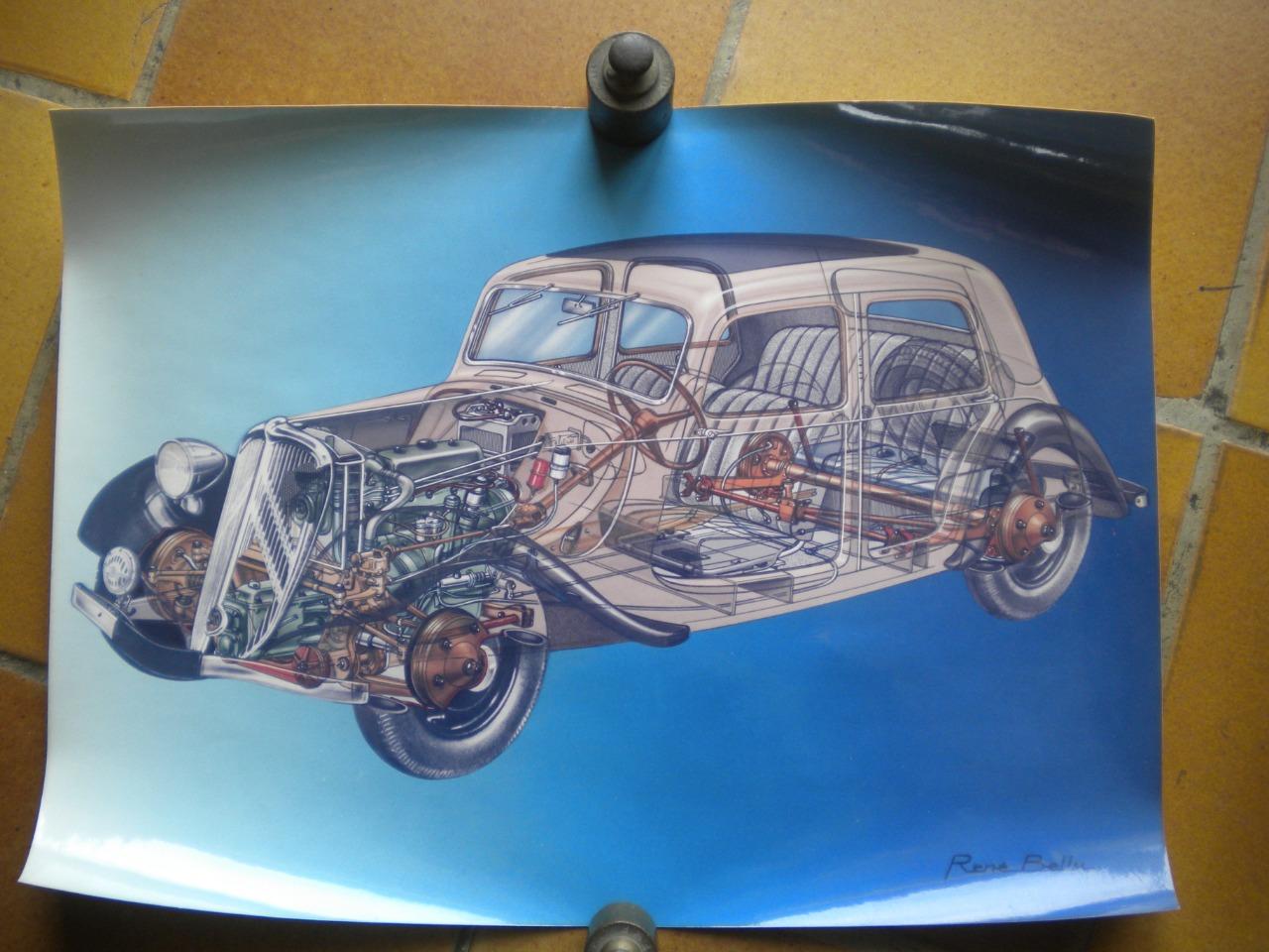 Citroën Traction photo automobile éclaté LesAnciennes.com