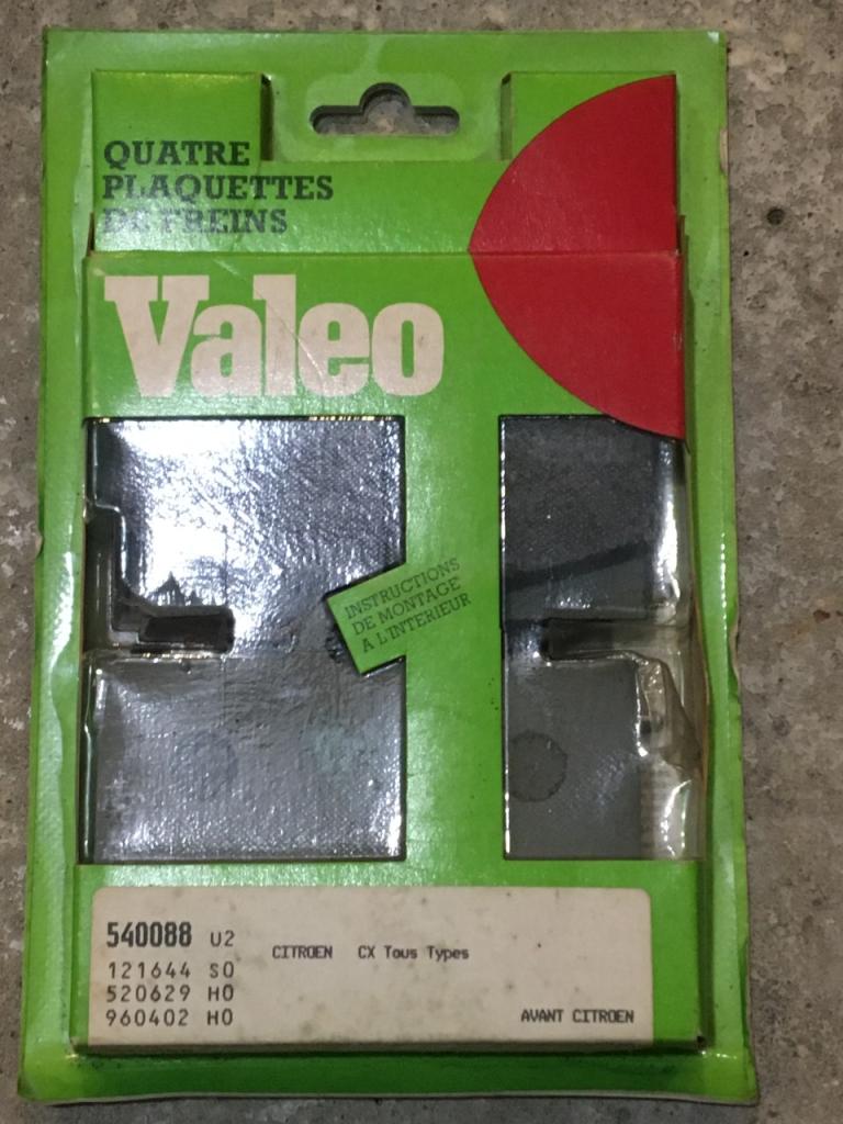 Plaquettes de frein Valéo Citroën CX LesAnciennes.com