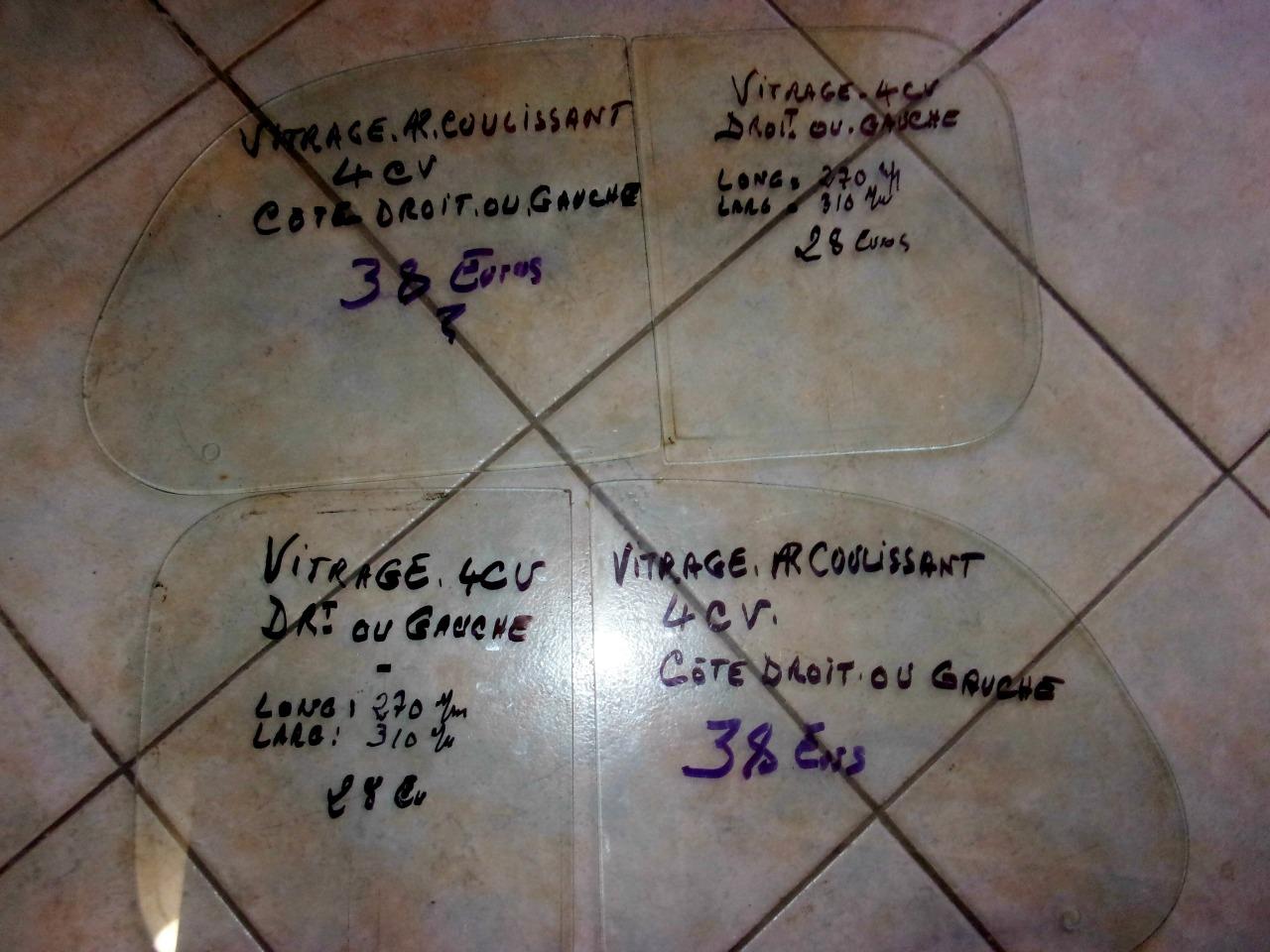 Vitrage RENAULT 4CV LesAnciennes.com