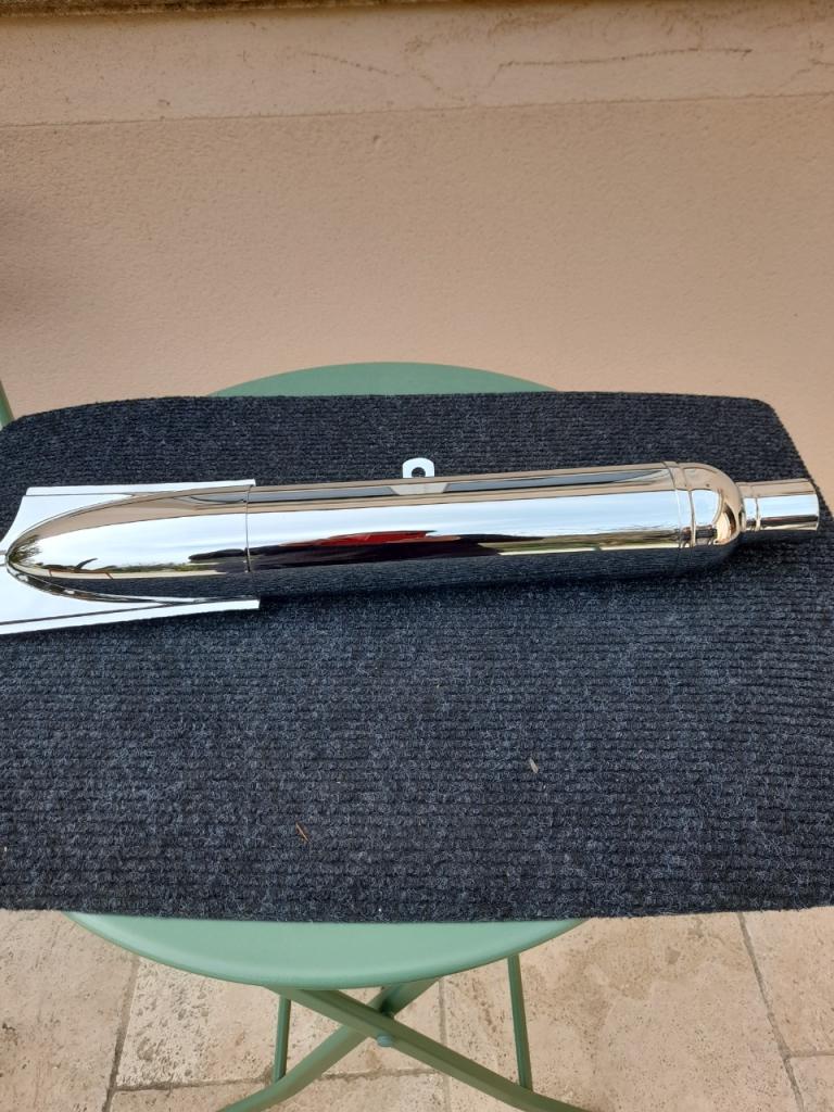 POT SILENCIEUX DEUX TEMPS DKW 125 / 200 RT OU YA1 LesAnciennes.com