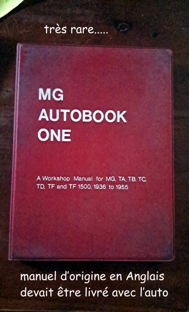 MG AUTOBOOK ONE TA TB TC TD TF LesAnciennes.com