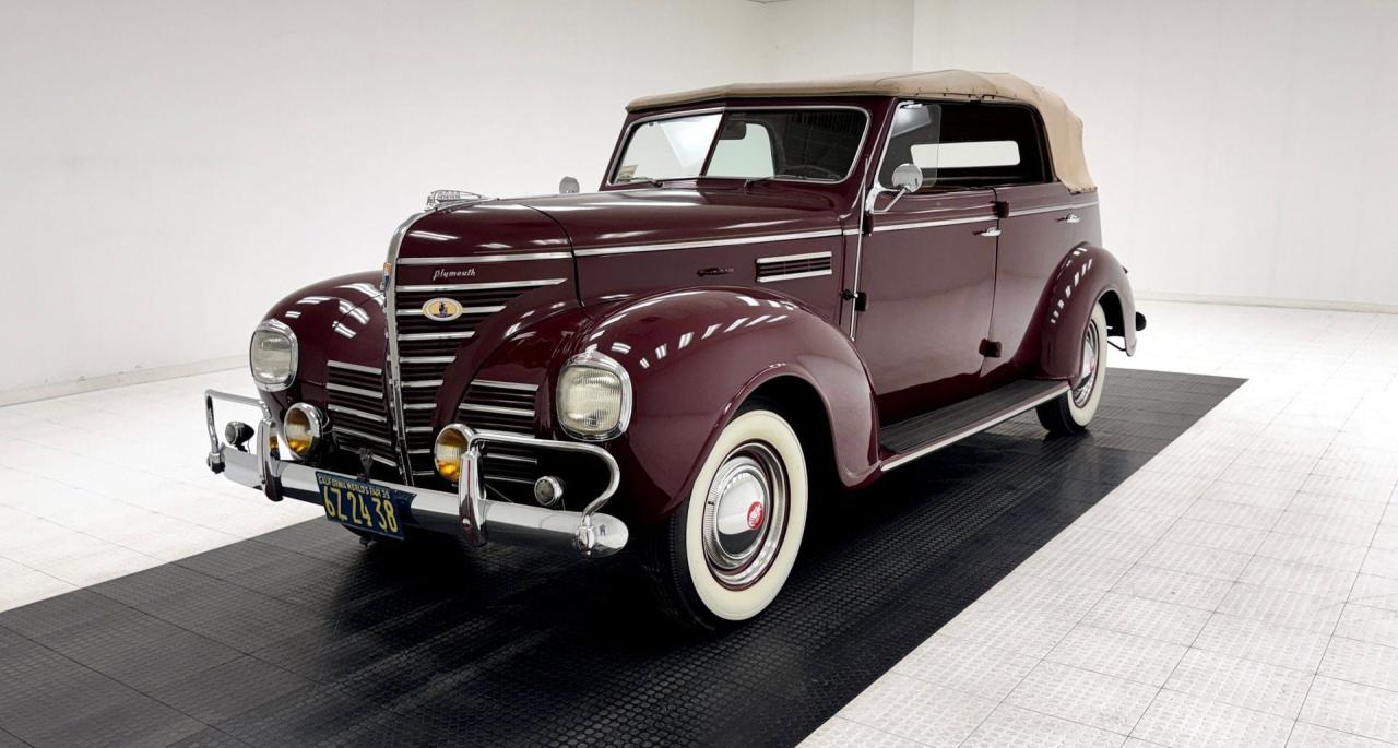 1939 Plymouth P8 Convertible Sedan LesAnciennes.com