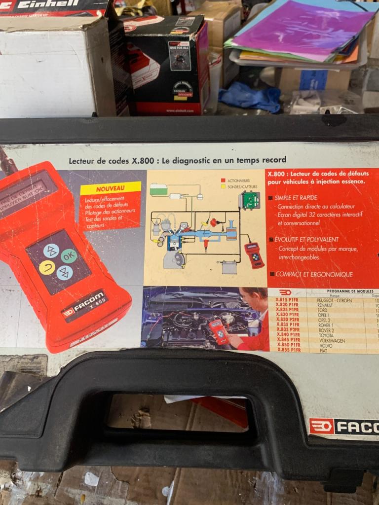 Vends valise diagnostic auto FACOM X800 LesAnciennes.com