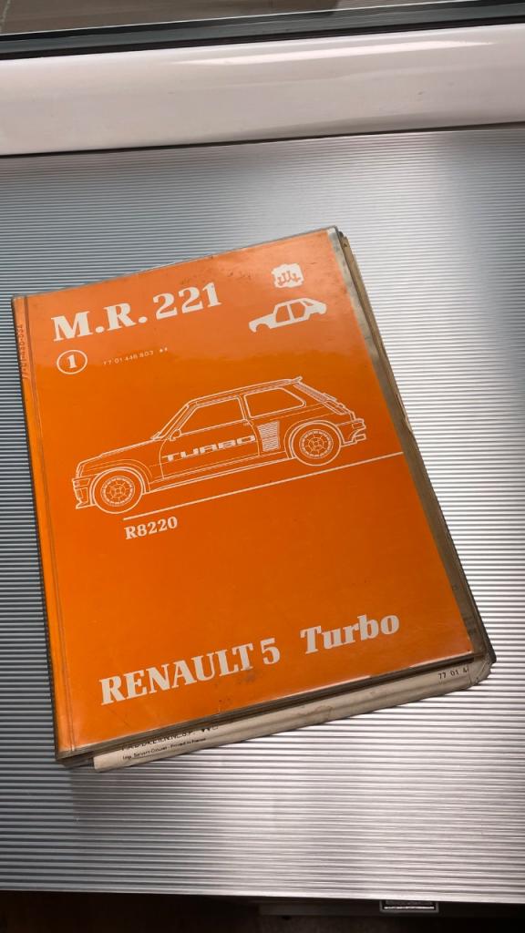 Manuel d’atelier Renault 5 Turbo MR.221 LesAnciennes.com